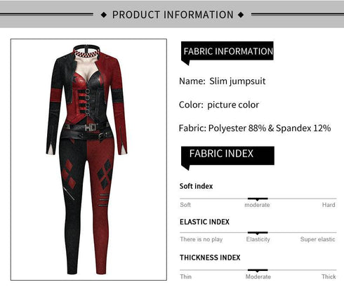 Holloween Women's Jumpsuit Printed Slimming Skinny Jumpsuit Women